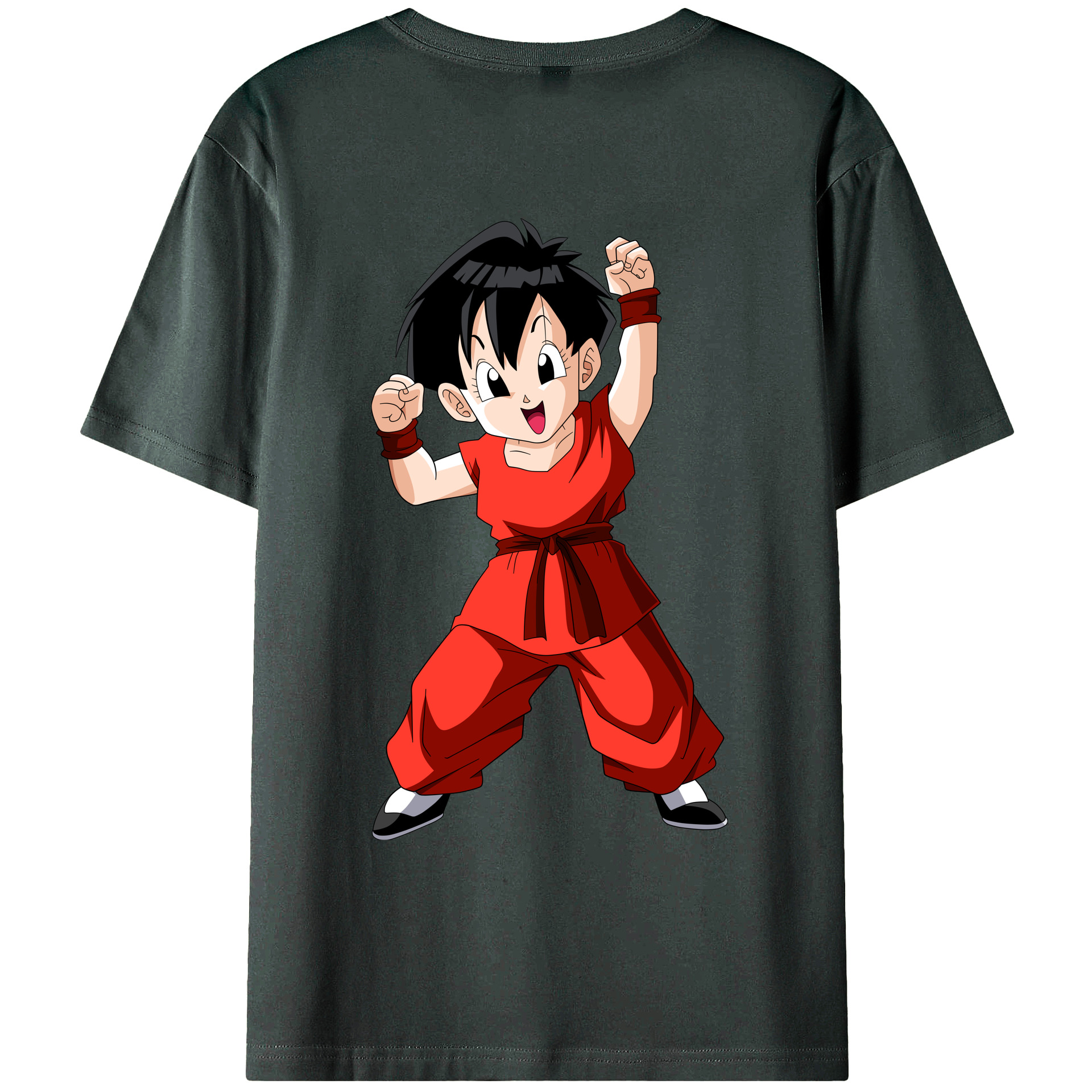 （画像用） ドラゴンボール パン DRAGON BALL Pan 綿100％ メンズ半袖Tシャツ（バックプリント） 通気性
